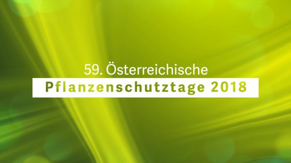 Österreichische Pflanzenschutztage 2018-Eröffnung