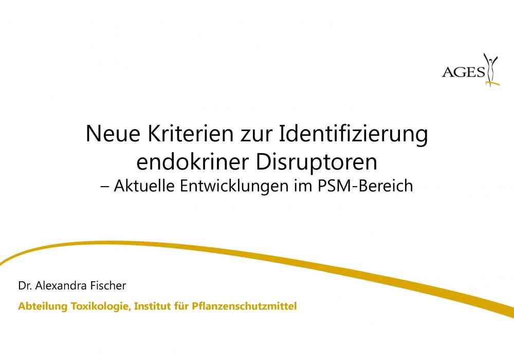 Read more about the article Neue Kriterien zur Identifizierung endokriner Disruptoren