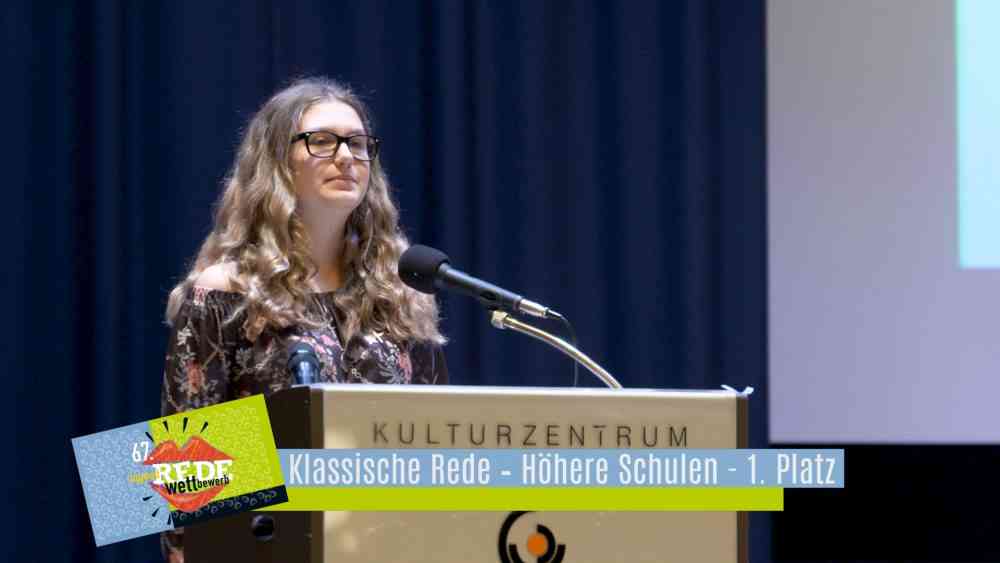 Read more about the article Redewettbewerb 2019 – Klassiche Rede – Höhere Schulen