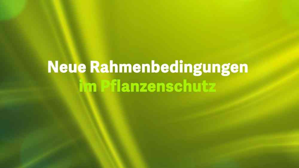 Read more about the article Neue Rahmenbedingungen im Pflanzenschutz