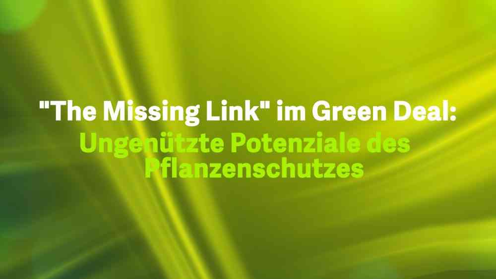 Read more about the article „The Missing Link“ im Green Deal