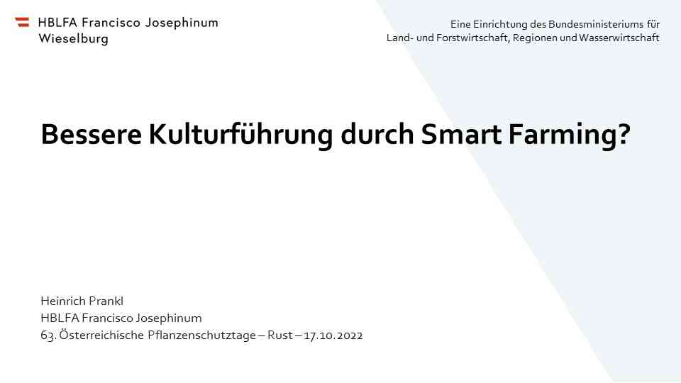 Read more about the article Bessere Kulturführung durch Smart Farming