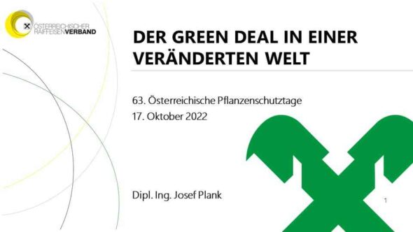 Der Green Deal in einer veränderten Welt