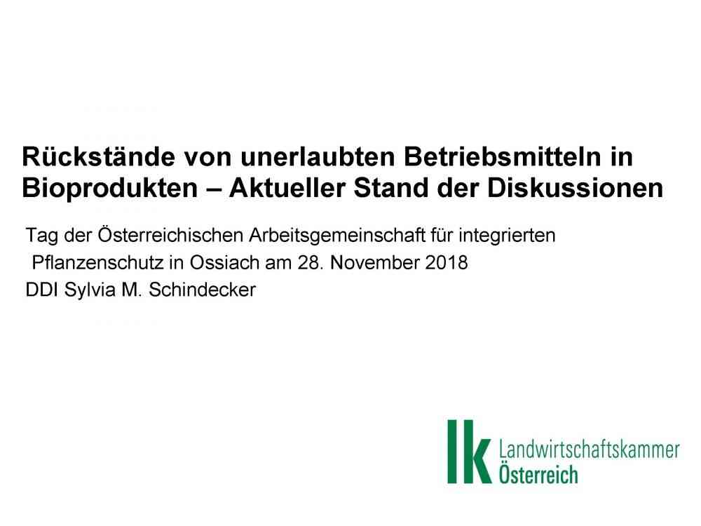 Mehr über den Artikel erfahren Rückstände von unerlaubten Betriebsmitteln in Bioprodukten