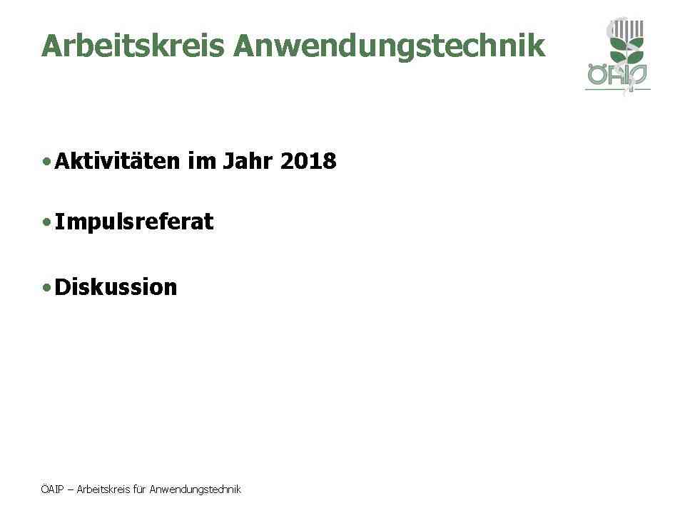 Mehr über den Artikel erfahren Arbeitskreis Anwendungstechnik
