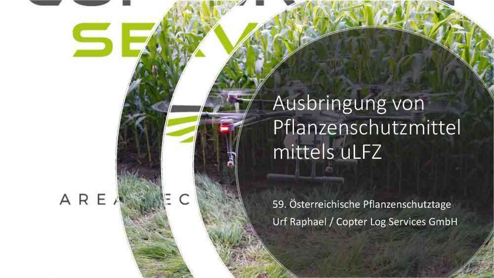 Mehr über den Artikel erfahren Ausbringung von Pflanzenschutzmittel mittels uLFZ