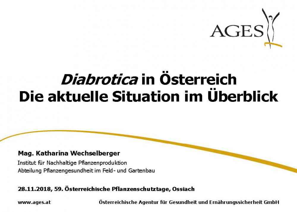 Mehr über den Artikel erfahren Diabrotica in Österreich