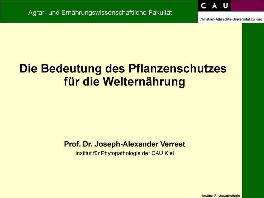 Read more about the article Die Bedeutung des Pflanzenschutzes für die Welternährung