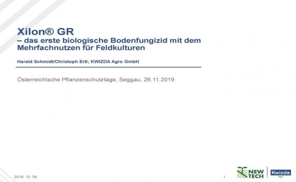 XilonGR –das erste biologische Bodenfungizid mit dem Mehrfachnutzen für Feldkulturen