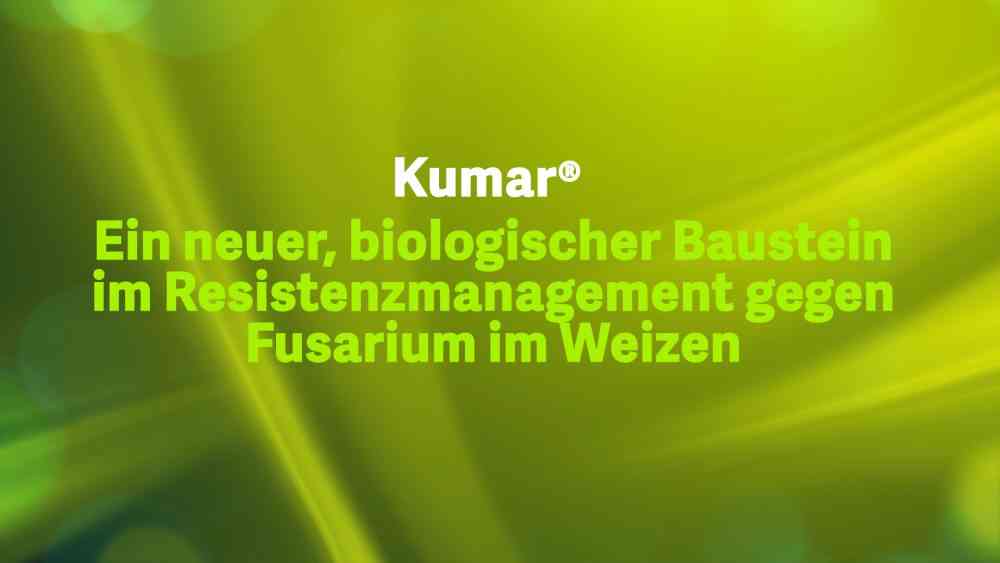 Kumar®-Ein neuer, biologischer Baustein im Resistenzmanagement