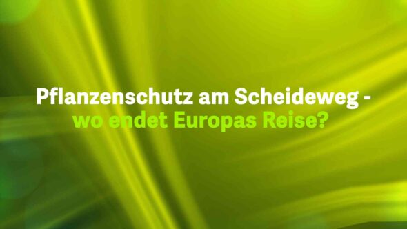 Pflanzenschutz am Scheideweg – wo endet Europas Reise?