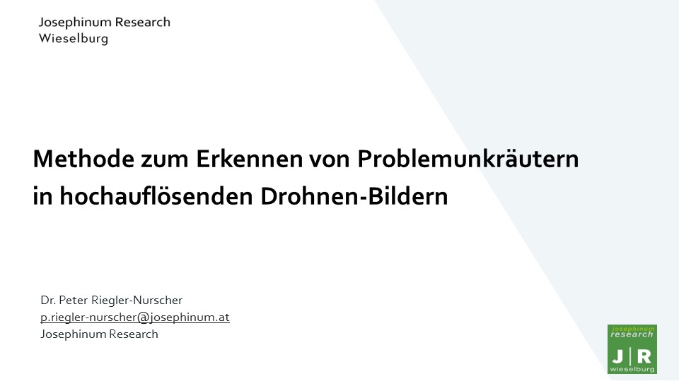 Read more about the article Methode zum Erkennen von Problemunkräutern in hochauflösenden Drohnen-Bildern