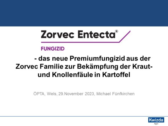 Zorvec Entecta TM – das neue Premiumfungizid aus der Zorvec Familie zur Bekämpfung der Kraut- und Knollenfäule in Kartoffel