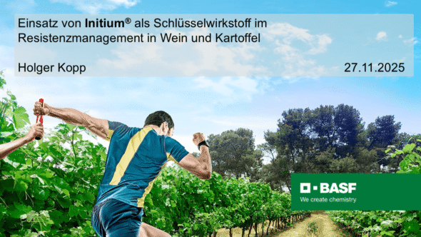 Einsatz von Initium®als Schlüsselwirkstoff im Resistenzmanagement in Wein und Kartoffel