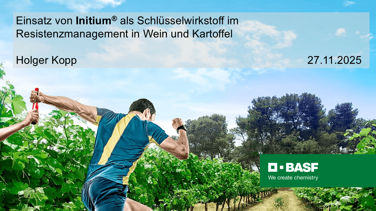Mehr über den Artikel erfahren Einsatz von Initium®als Schlüsselwirkstoff im Resistenzmanagement in Wein und Kartoffel