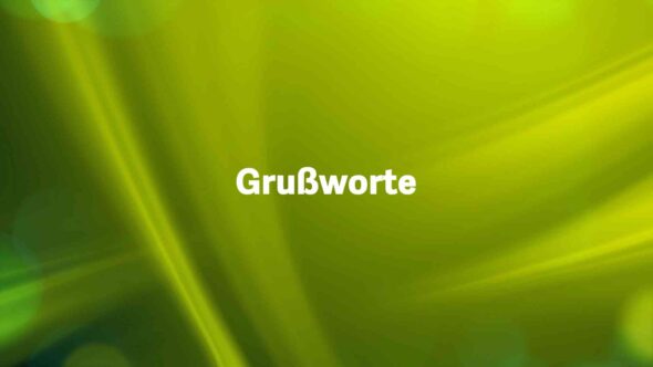 Grußworte