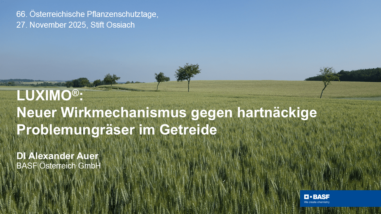 Mehr über den Artikel erfahren LUXIMO®:Neuer Wirkmechanismus gegen hartnäckige Problemungräser im Getreide