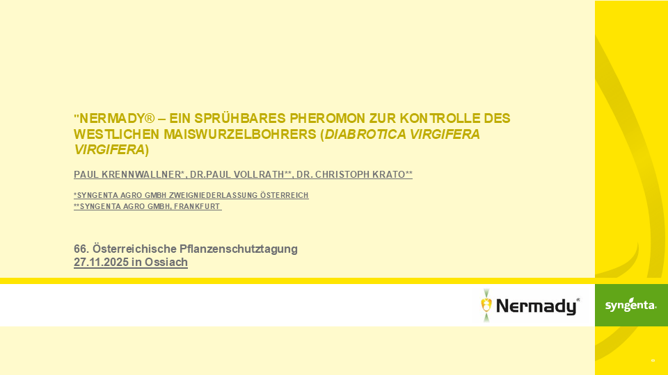 Mehr über den Artikel erfahren NERMADY® –EIN SPRÜHBARES PHEROMON ZUR KONTROLLE DES WESTLICHEN MAISWURZELBOHRERS