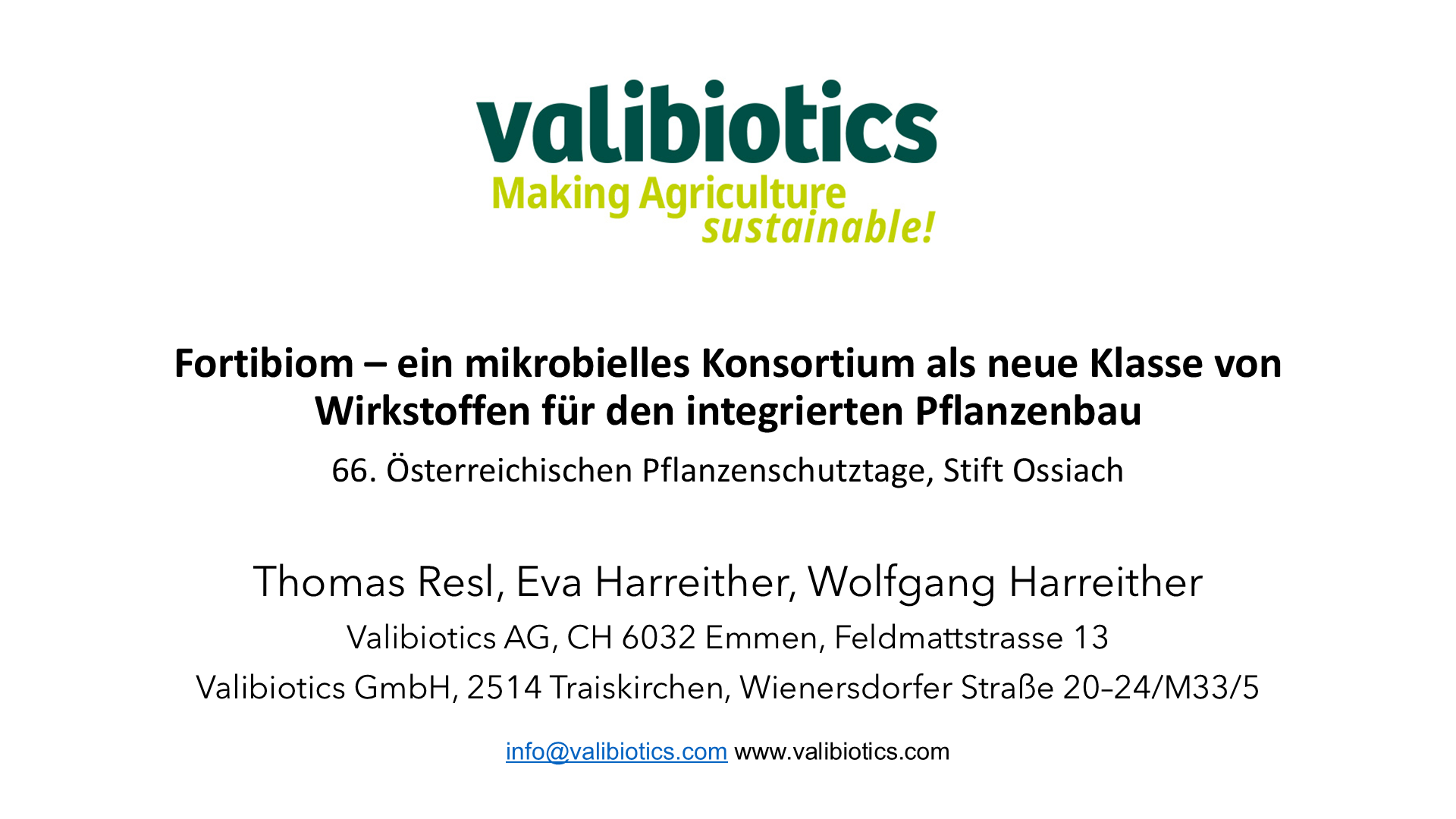 Mehr über den Artikel erfahren Fortibiom–ein mikrobielles Konsortium als neue Klasse von Wirkstoffen für den integrierten Pflanzenbau