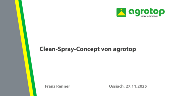 Clean-Spray-Concept von agrotop